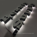 China Factory Store Sinnage Backlit Metal 3D Sign Channel Letters